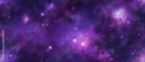 he cosmos, galaxy, purple and red