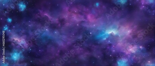  the cosmos, galaxy, blue and purple