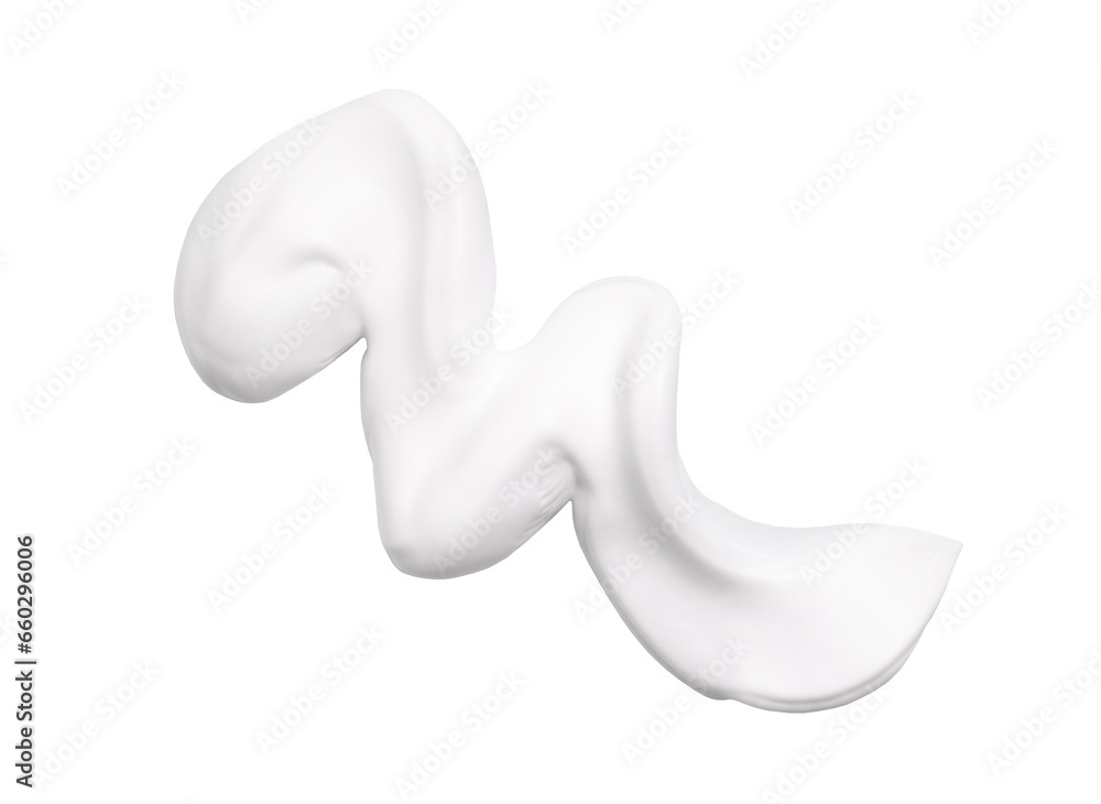 texture foam mousse foam cosmetic smear sample on a transparent background texture foam mousse foam cosmetic smear sample on a transparent background
