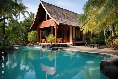 tropical vacation home with a private pool © Alfazet Chronicles
