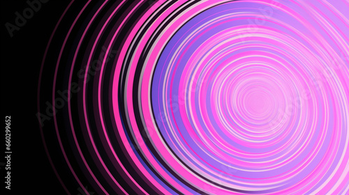 Hypnotic pink circles background