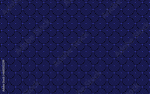 seamless pattern with circles decorative circle blue pattern for background