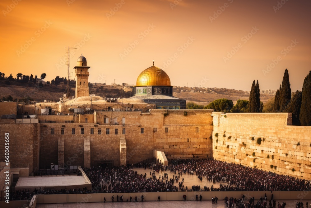 Fototapeta premium The Western Wall in Jerusalem.