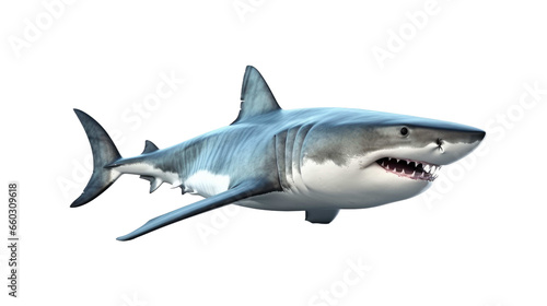 shark on transparent background © DX