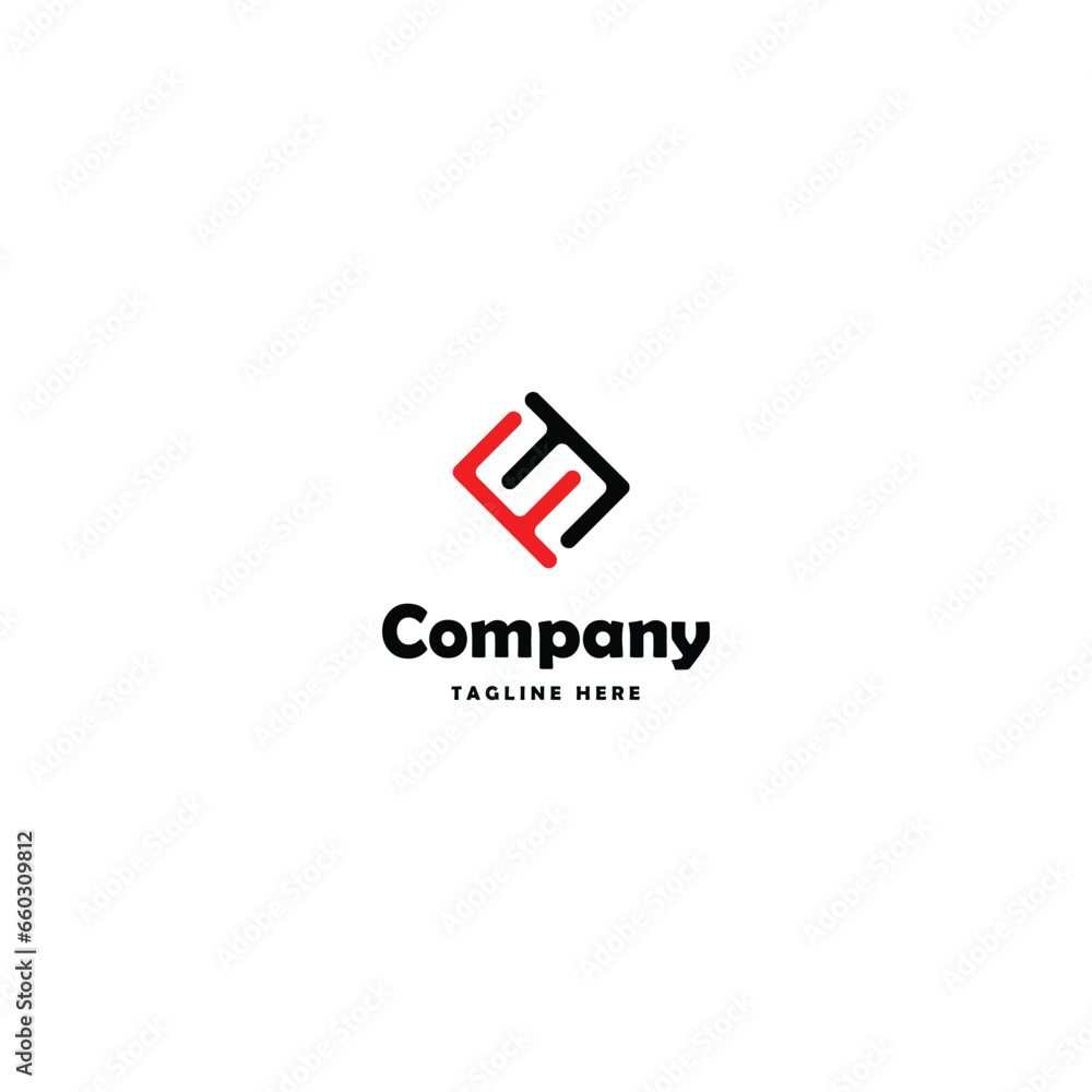 Flat design business logo template Flat design business logo template