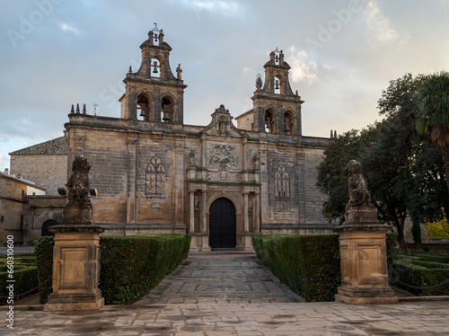 Basilica of the Santa Maria de los Reales Alcazares, in the city of Ubeda, province of Jaen, Spain. It was built on the remains of the main mosque