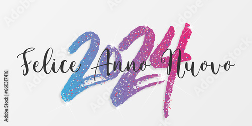 felice anno nuovo - buon anno 2024	