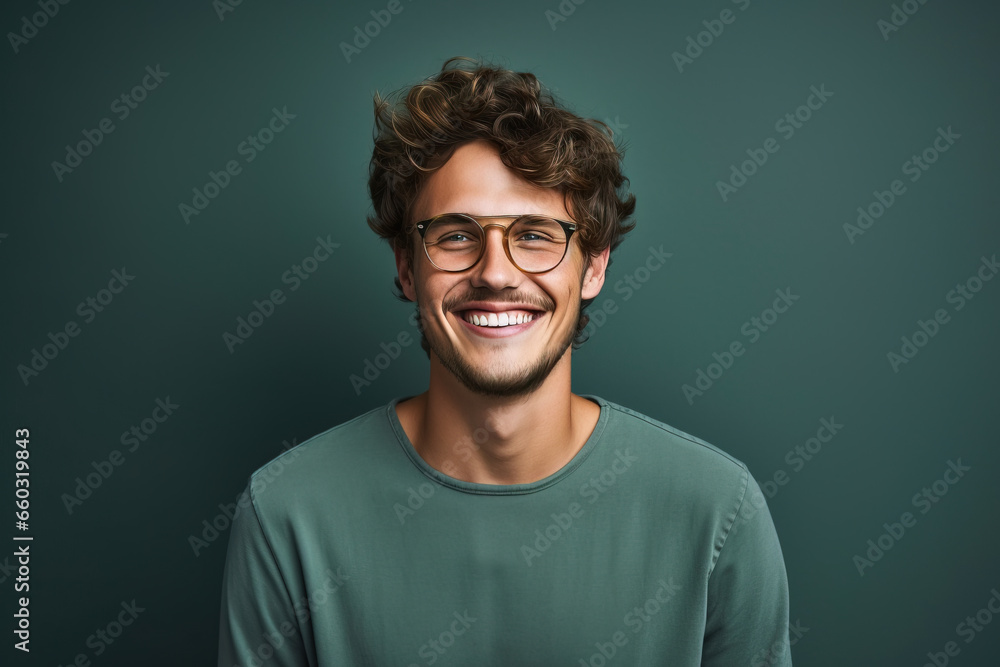 portrait of a man with glasses portrait of a man with glasses