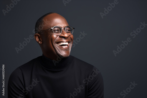 American man black happy face young isolated african background male person portrait