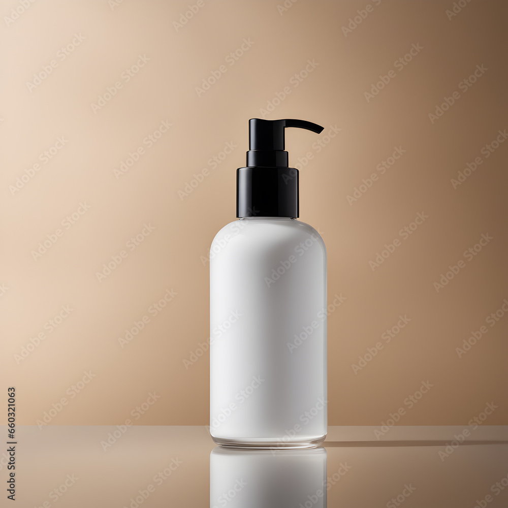Empty cosmetic container design mokeup Empty cosmetic container design mokeup