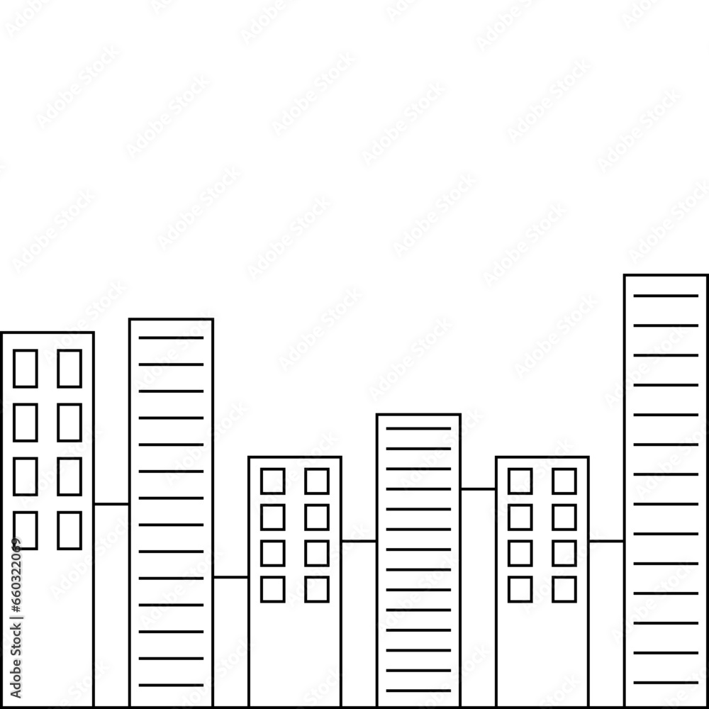 City Buildings Outline