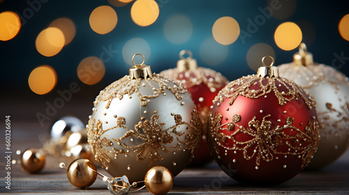 Close up of balls Decorativ...