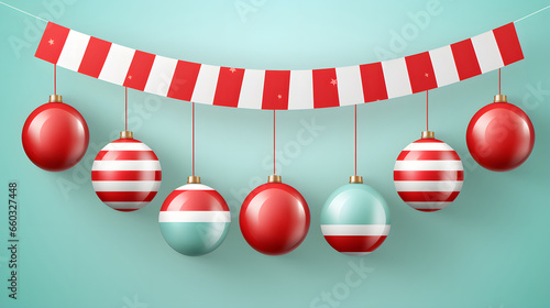Close up of balls Decorativ...