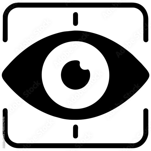 Eye icon as emblem. Window to vision symbolism. Exploring watchful. Icons of sight. Eyesight perspective. Vector set. Visual business