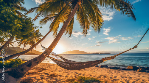 hammock on the beach