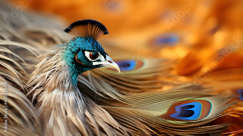Close up of bird, peacock D...