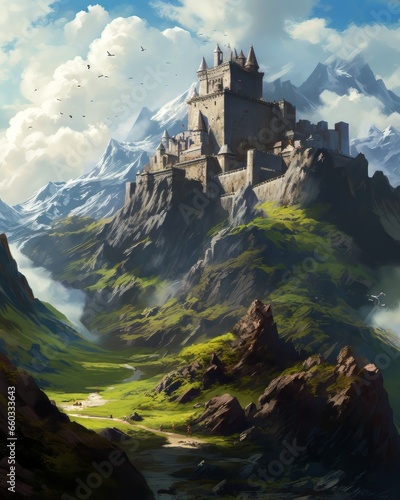 Mountainpass castle