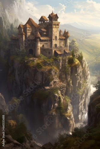 Castle on the cliff © Zsolt