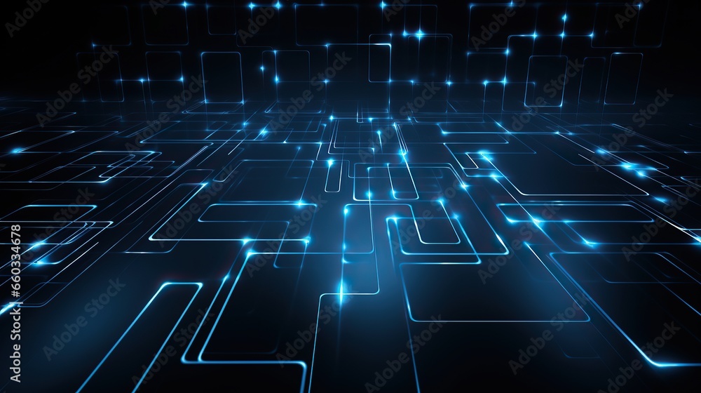 Obraz premium Abstract technology lines background.