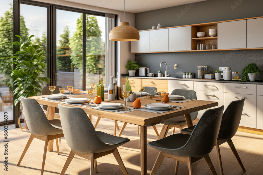 Modern dinner room interior design Modern dinner room interior design