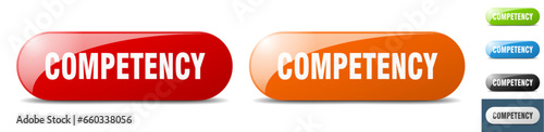 competency button. key. sign. push button set
