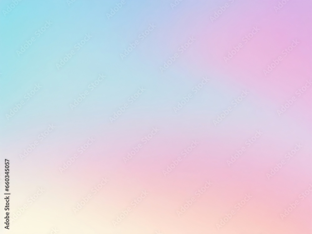Pastel color gradient background. A vibrant and whimsical rainbow blur background ,dazzling colors