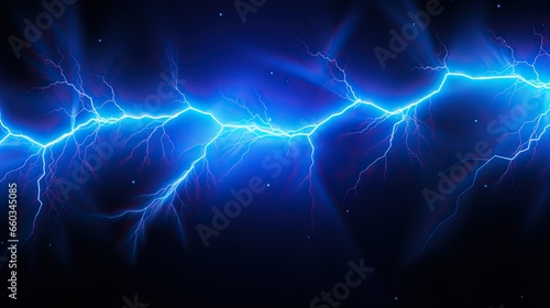 blue lightning background
