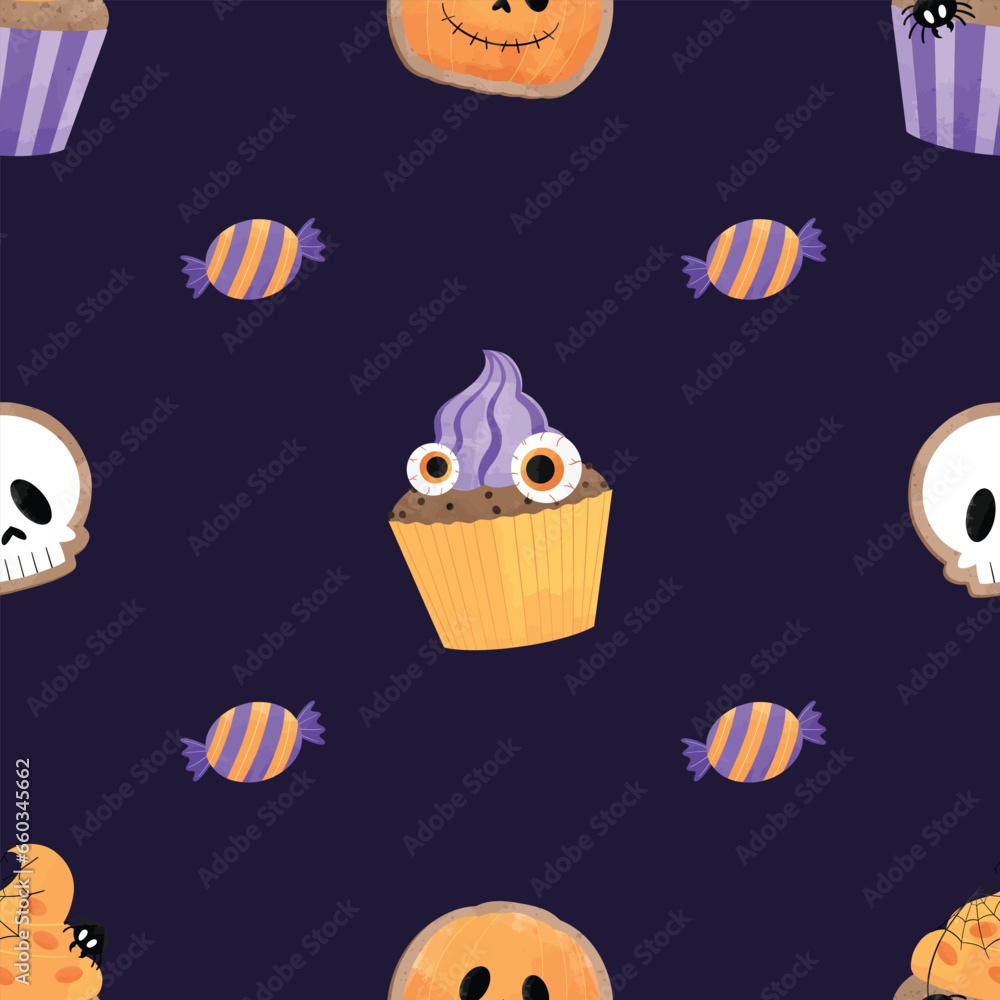 Halloween Candy Frame Background Halloween Candy Frame Background
