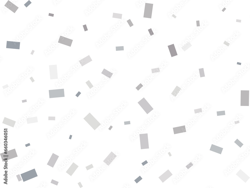 Rain of Rectangular Silver Confetti Rain of Rectangular Silver Confetti