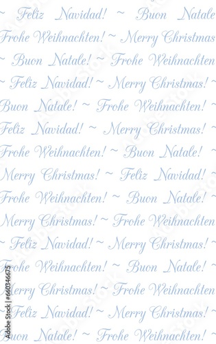 Frohe Weihnachten Merry Christmas Buon Natale Feliz Navidad Text international