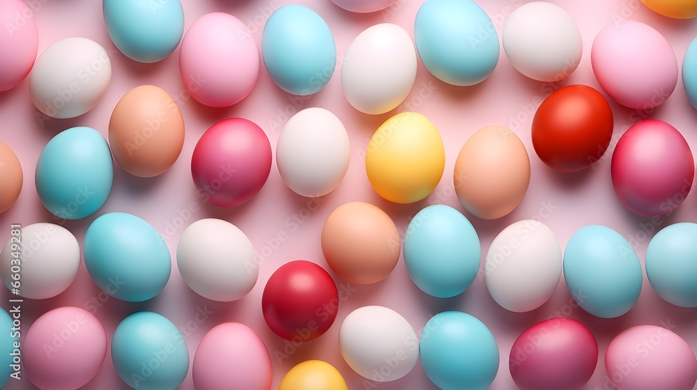 Colorful Easter eggs background Colorful Easter eggs background