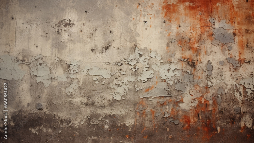 Dirty and scratch. Concrete background. Generative AI