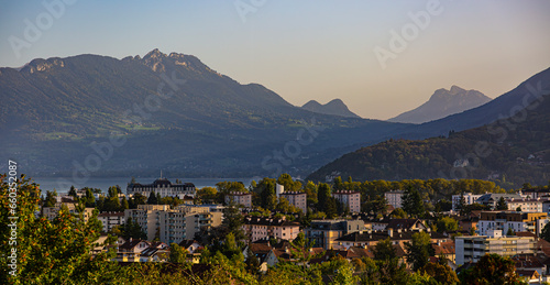 Début de soirée sur le Lac d'Annecy