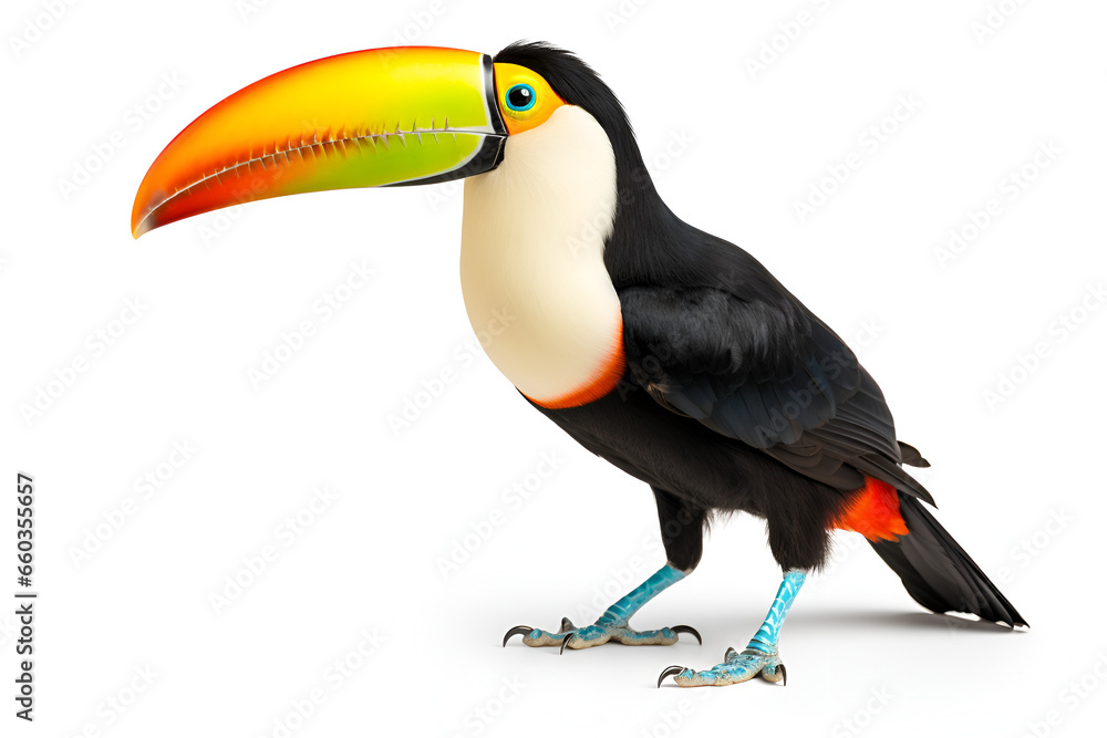 Obraz premium toucan isolated on white