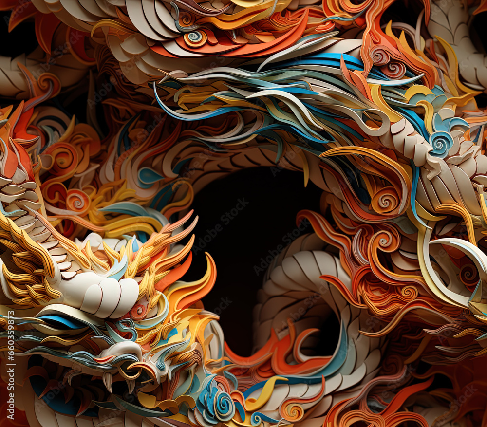 Tumbler Paper Art Sculpture Wrap, generative ai Tumbler Paper Art Sculpture Wrap, generative ai