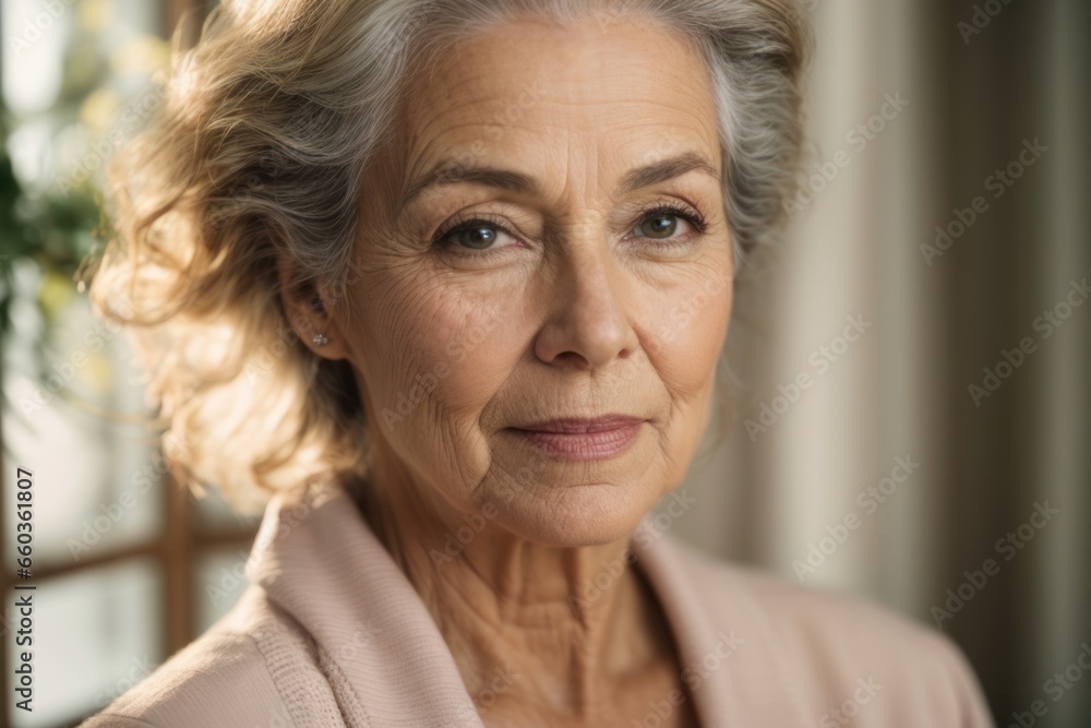 senior female showing her skincare healthy happy on her age,AI generated senior female showing her skincare healthy happy on her age,AI generated