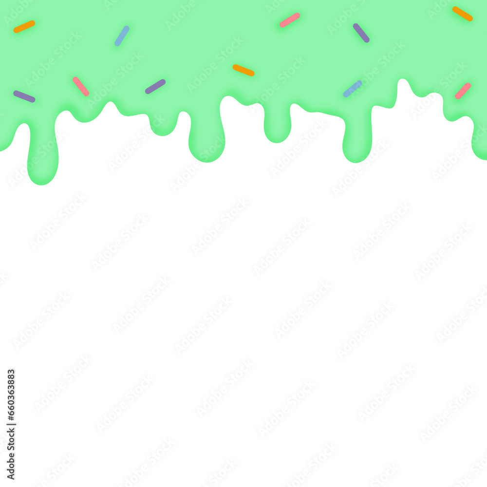 Dripping Donut Glaze with Colorful Sprinkles Dripping Donut Glaze with Colorful Sprinkles