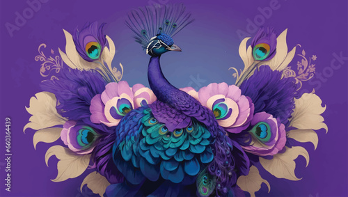 beautiful peacock background