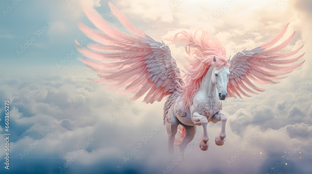 ペガサスのイメージ - image of Pegasus - No3-8 Generative AI ペガサスのイメージ - image of Pegasus - No3-8 Generative AI