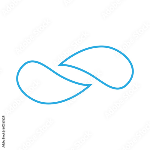 Water drops icon vector. Water illustration sign. Spray symbol. Ocean logo. Sea mark.