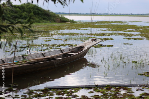 boat on the lake