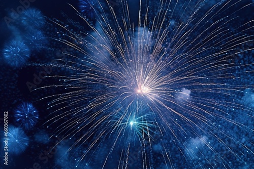 Colorful Fireworks background