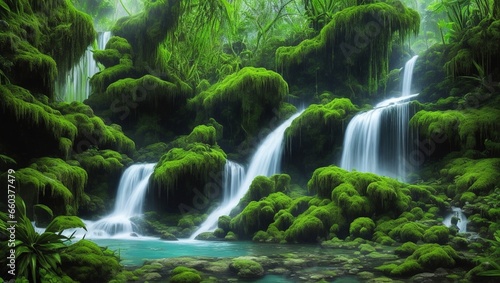 waterfall in the forest