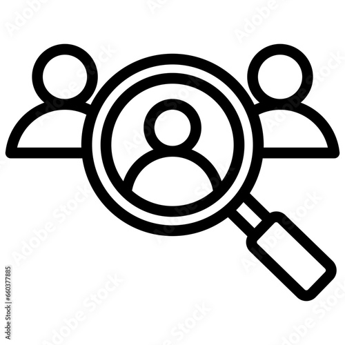 Recruitment Outline Icon