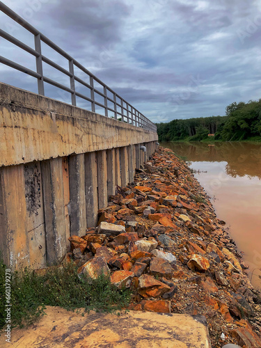 bridge beside the river