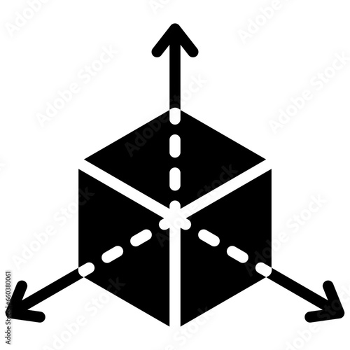 3D Glyph Icon