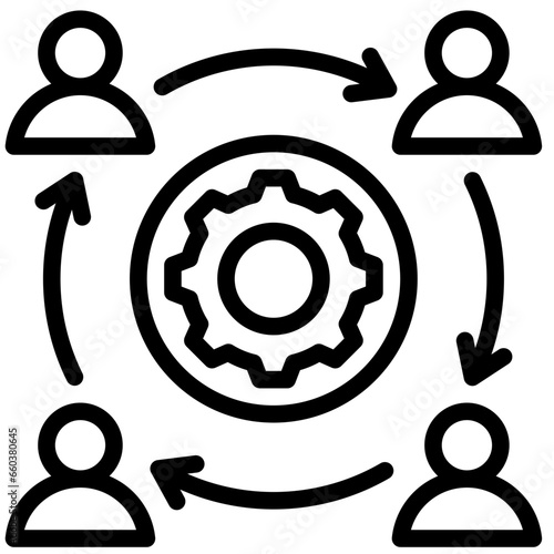 Consortium Outline Icon