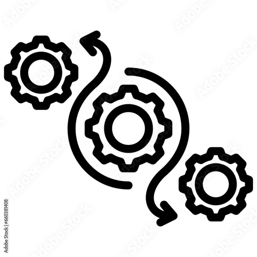 Automation Outline Icon