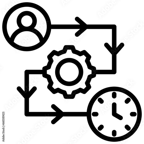 Workflow Outline Icon