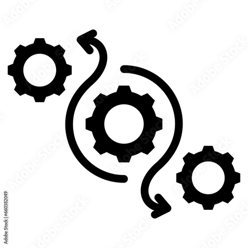 Automation Glyph Icon
